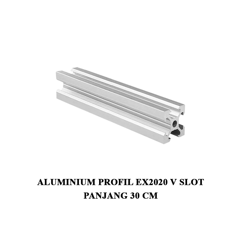 EELIC ALM-EX2020VS Panjang 30cm Aluminium pofile exstrusion Vslot 2020 CNC 3D PRINTER