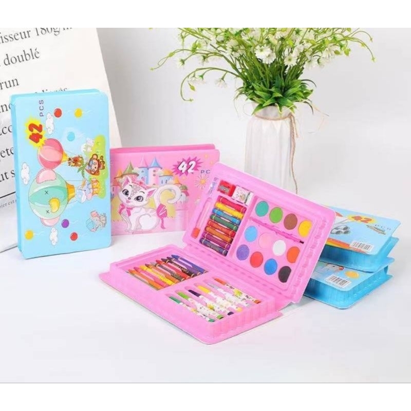 

Mainan Crayon 42pcs/ Pewarna mainan set