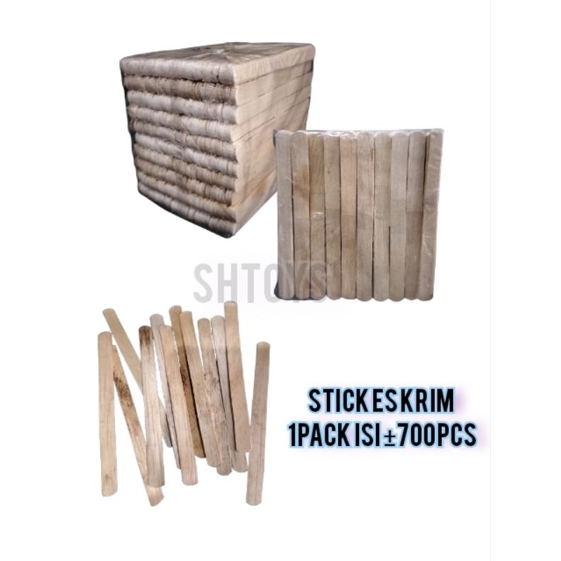 Mainan Stik Es Krim/ Stik Kerajinan/ stik kayu