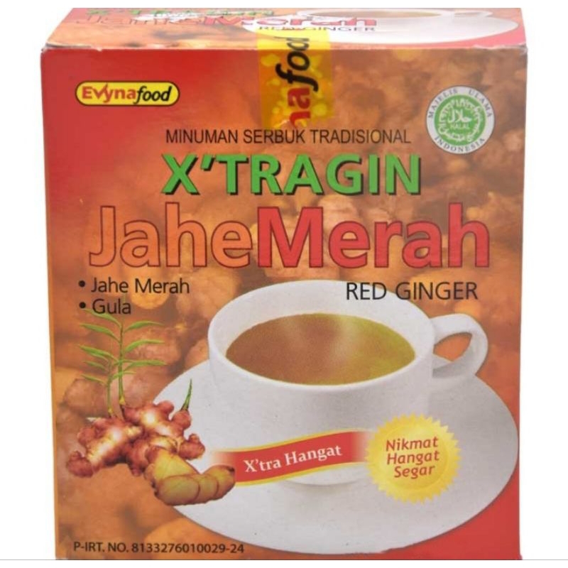 

X'TRAGIN Minuman Serbuk Jahe Merah 5 x 20g