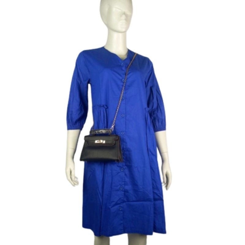 ADA - Dress Wanita Original - Biru Elektrik 138