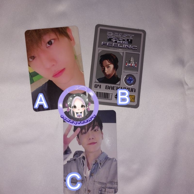 Photocard Official Baekhyun Delight Bambi, Don't Fight The Feeling