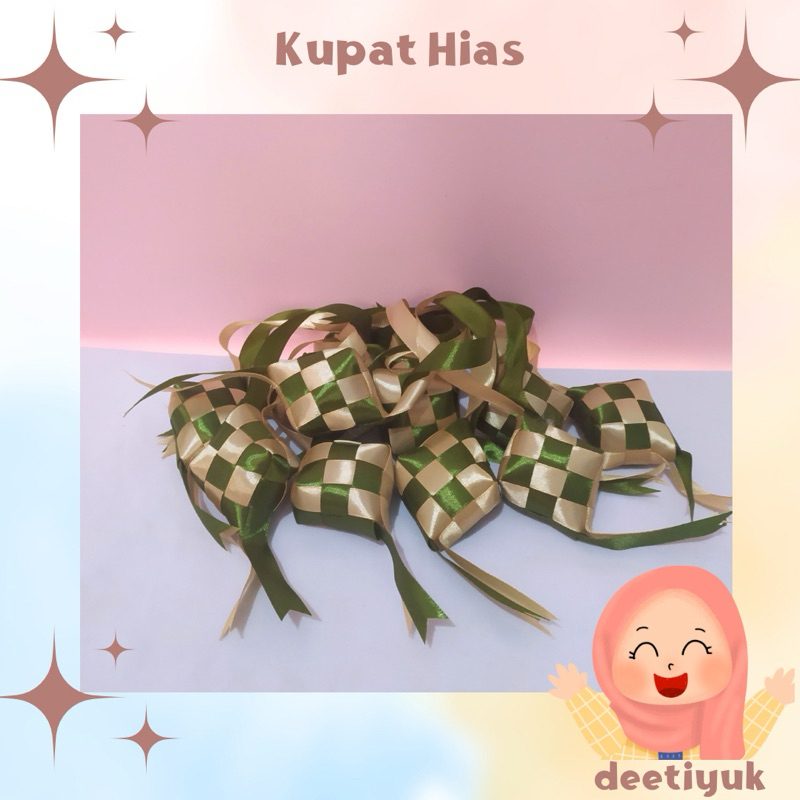 

Kupat Hias Mini | Hiasan Ketupat Parcel Hampers Lebaran | Dekorasi Lebaran Idul Fitri