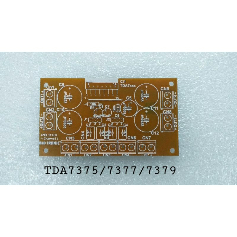 pcb ampli 4 channel