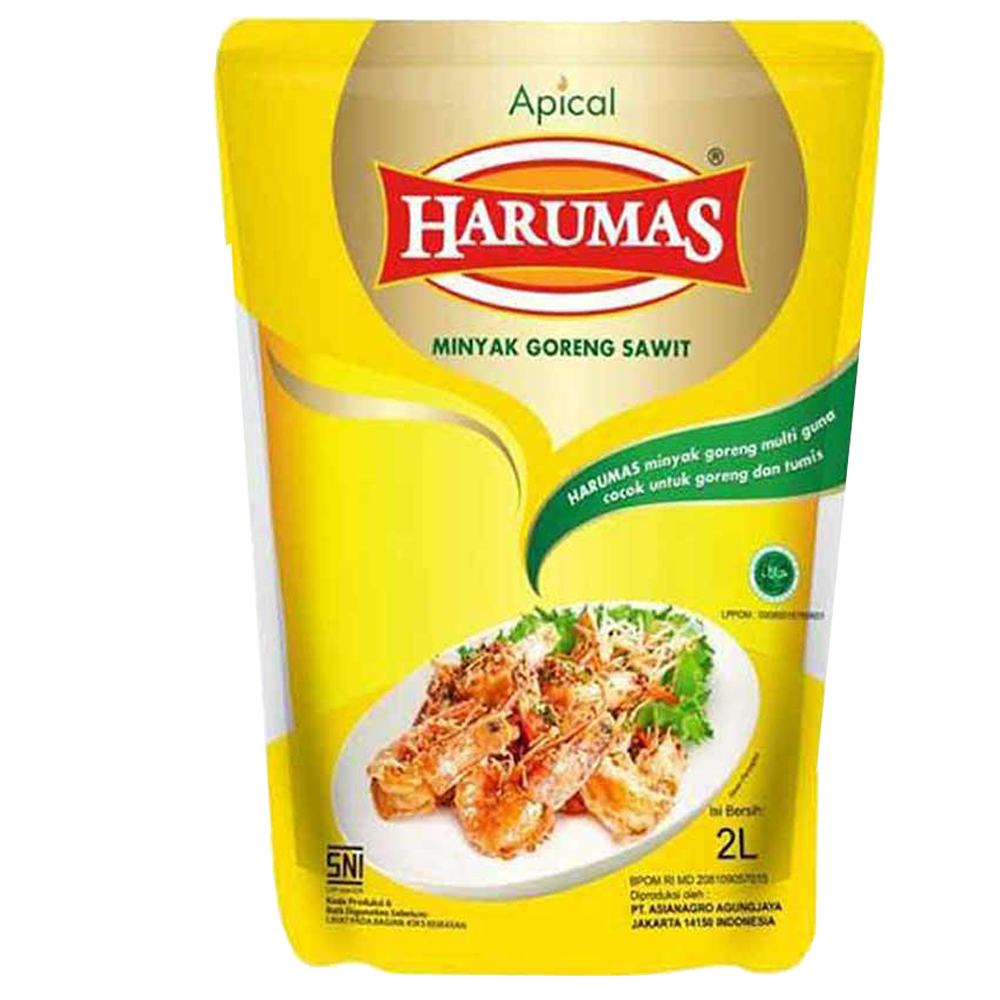 

HARUMAS Minyak Goreng Standing Pouch 2L - RUSCOMART