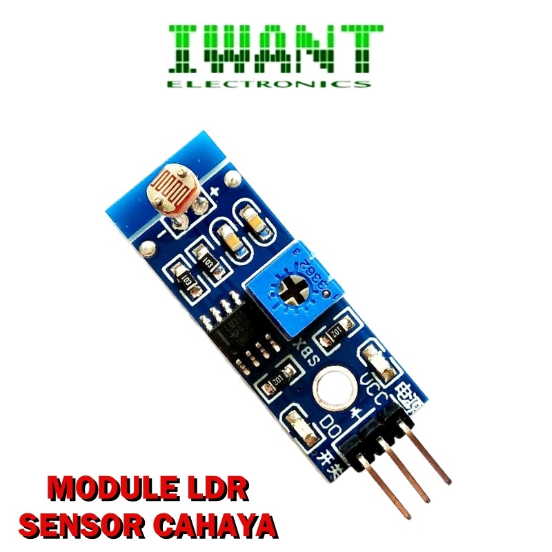 LDR SENSOR MODULE LDR LIGHT SENSOR CAHAYA PHOTORESISTOR MODUL DETEKSI CAHAYA