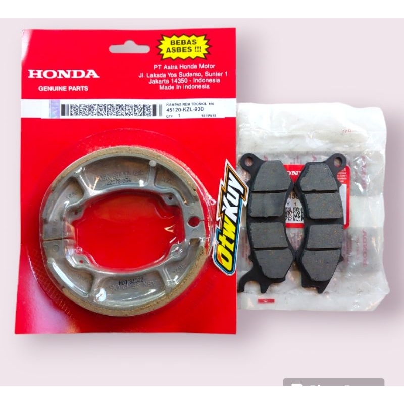 Kampas Rem Depan Belakang Dispad PCX 125 CBU PCX 150 CBU LAMA