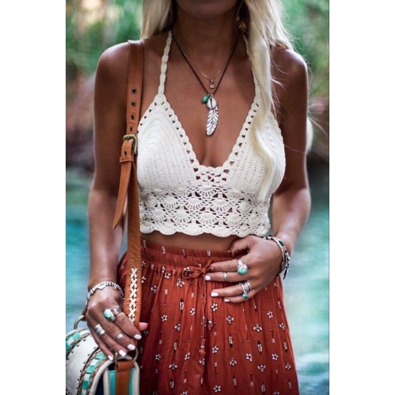 Premium Crochet Top/Bikini Top Rajut Import