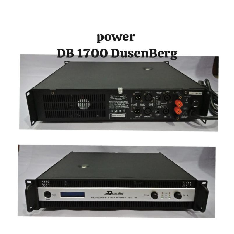 Power Dusenberg DB 1700 Power Amplifier