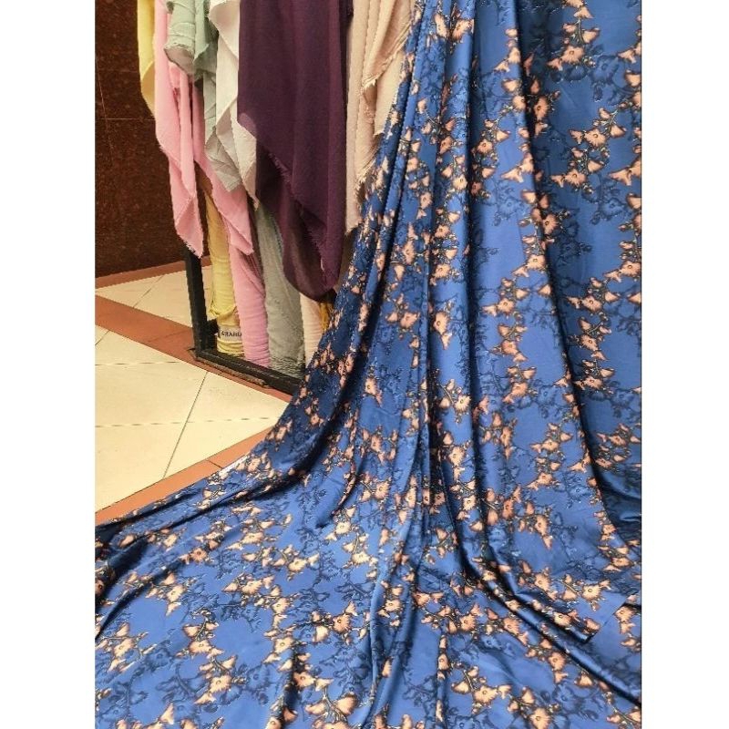 Bahan Kain Armani Premium Silk Mukena Gamis Blouse