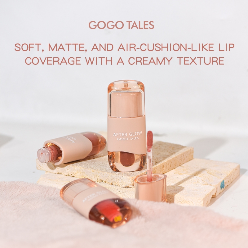 GOGO TALES After Glow Creamy Lip Mud small fat Ding milk cream nude student affordable  GT476