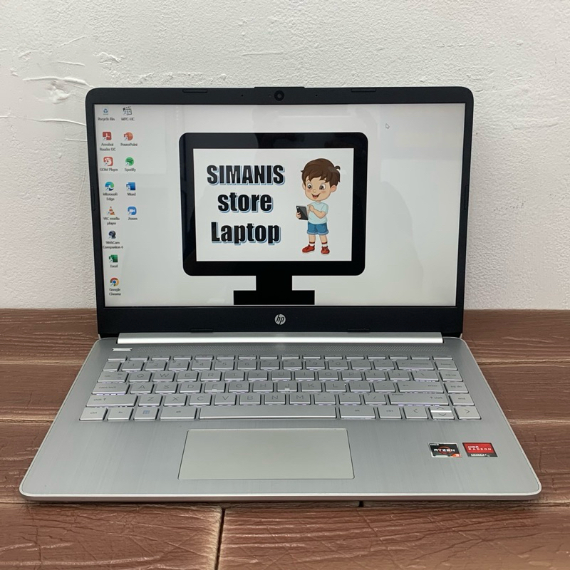 Laptop hp 14s-fq Amd Ryzen 3-3250U RAM 8GB 512GB
