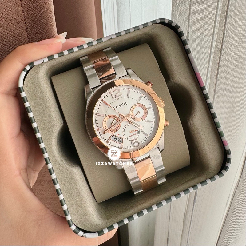 Jam Tangan Wanita ES4135 Perfect Boyfriend Two-Tone