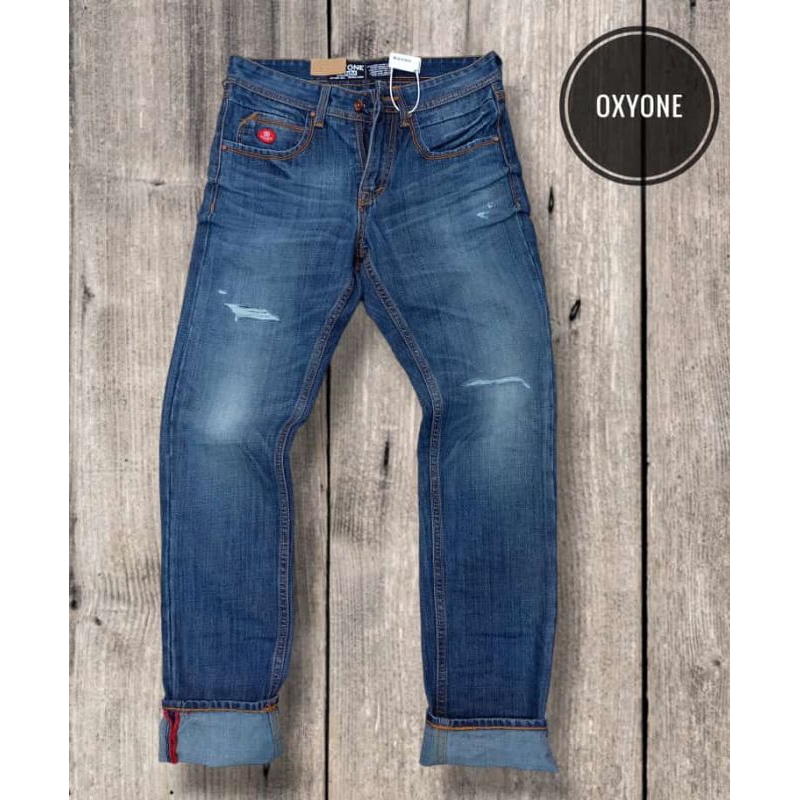 celana jeans oxyone motif sobek²