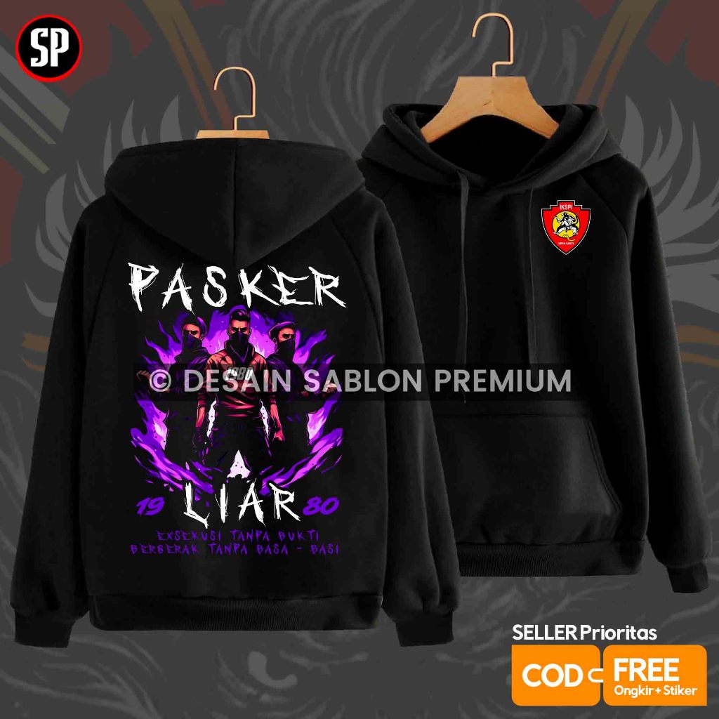 JAKET IKSPI KERA SAKTI PASKER LIAR TERBARU / Exekutor Arus Bawah / Sablon Plastisol FREE STIKER / Ka