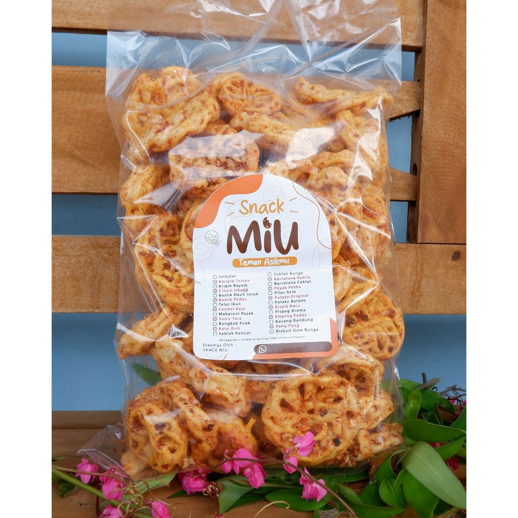 

Snack Miu - Kerupuk Seblak Bunga 250gr