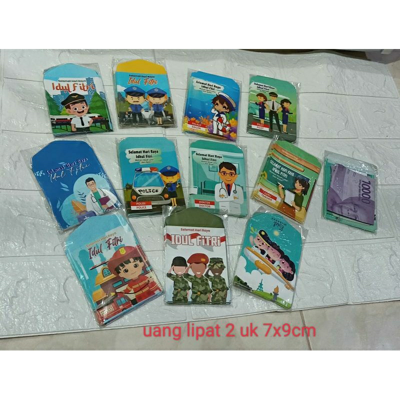 

100pack ( 1000pcs ) amplop lebaran medium 7x9cm