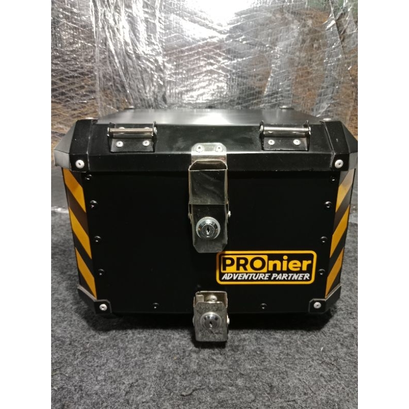 Box motor, Top box 27 Liiter,  Aluminium,  Top Box pannier kuat dan berkualitas, teruji