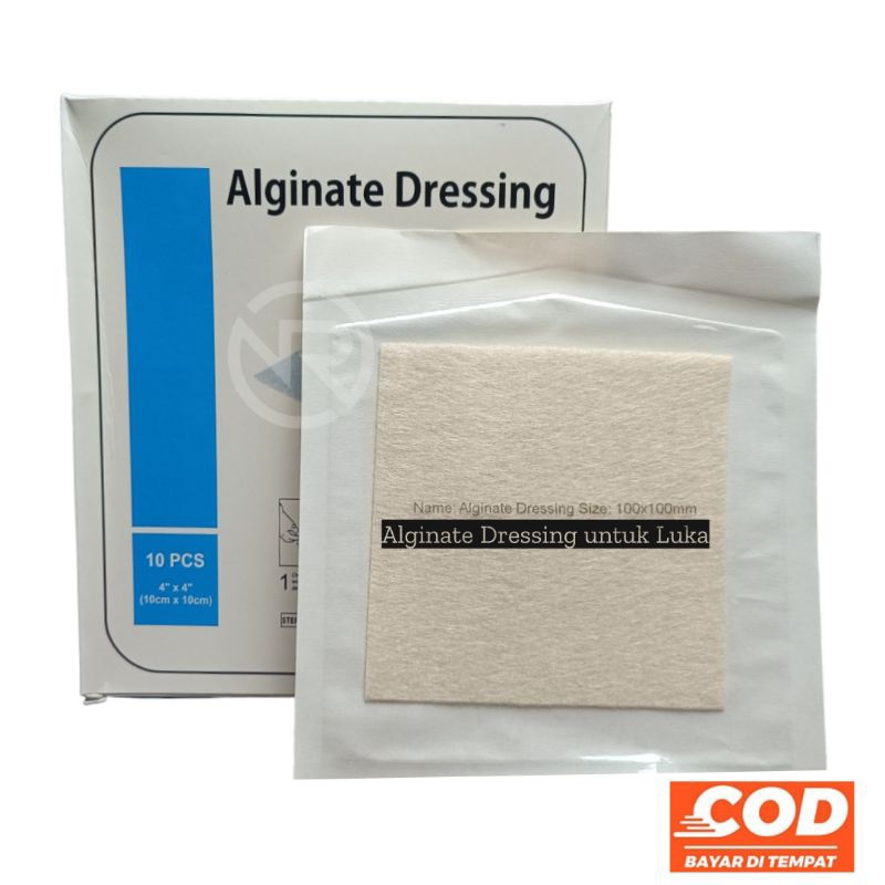 1 pcs Alginate dressing /calsium alginate untuk luka perdarahan