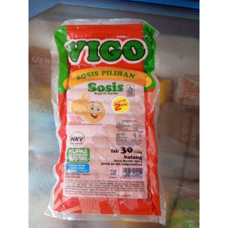 

sosis vigo merah 720gram 32pcs