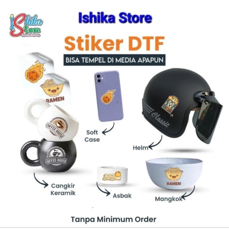 Cetak Stiker UV DTF | Print Stiker UV DTF