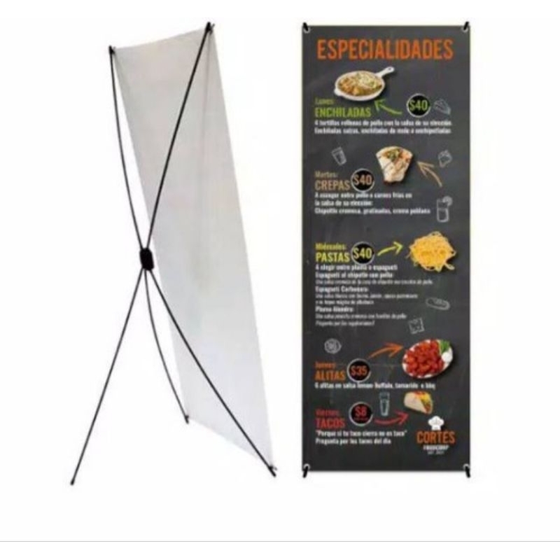 X Banner 60cm X 160cm | Cetak Paket X Banner 60cm X 160cm