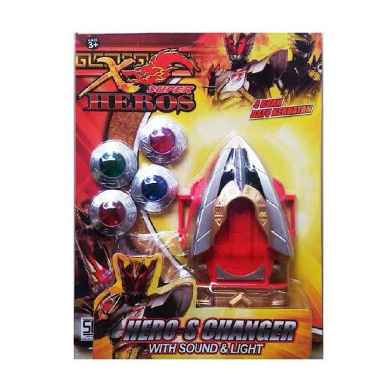 Mainan Anak Gelang Perubahan Jam Bima X Changer (Hero-S Changer)