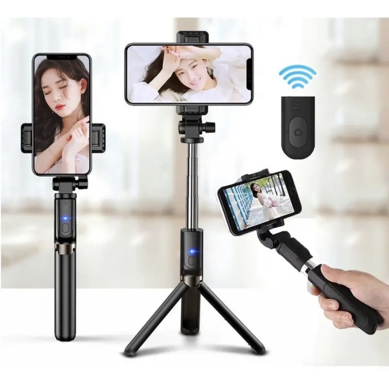 Aceh - Tongsis Tripod 3in1 Tongsis Tripod + Remote Bluetooth