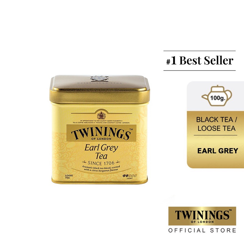 

Twinings Classic Loose Leaf Earl Grey Black Tea 100gr