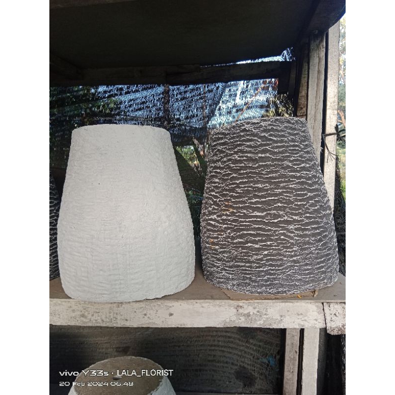 pot tanaman hias model vas bunga / pot semen minimalis / pot minimalis / pot tanaman