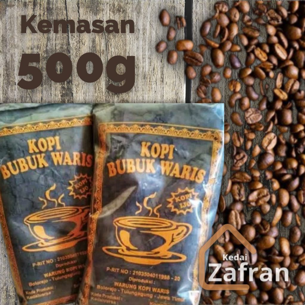 

Kopi Ijo Waris Khas Tulungagung / Bubuk Cethe Waris / kopi hijau 500g