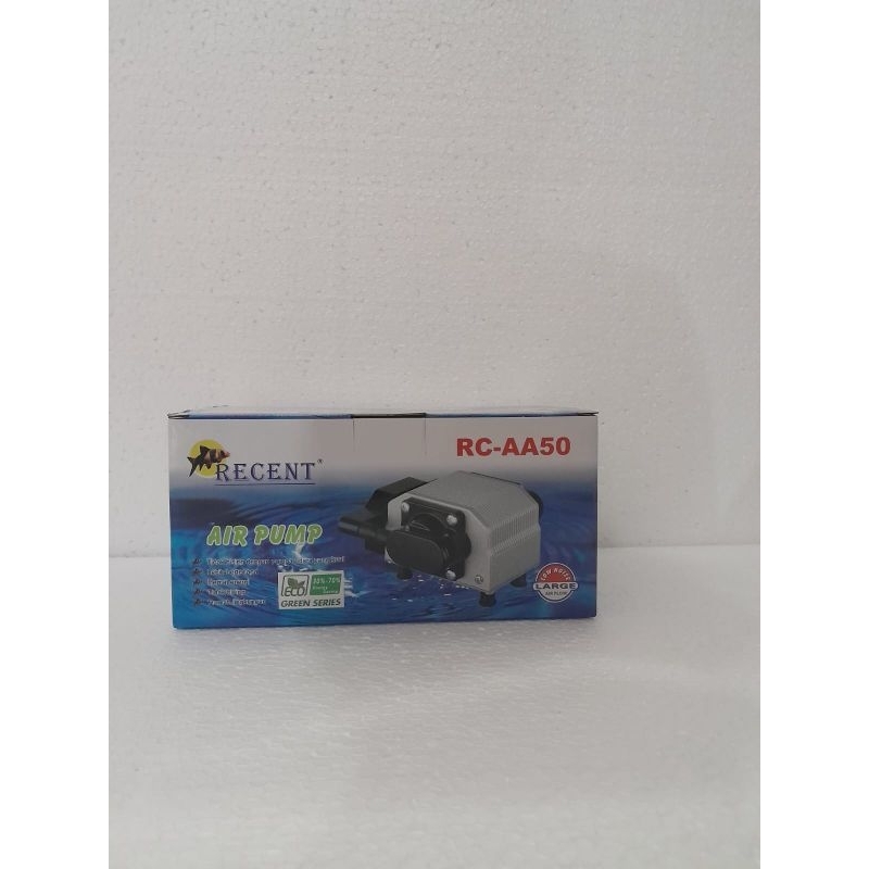 MESIN AERATOR AIR PUMP KOLAM IKAN AUTPOT 6 TITIK RECENT AA 50 AERATOR