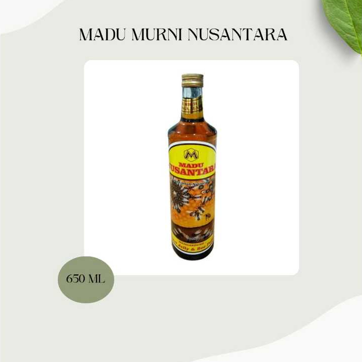 

MADU SUPER NUSANTARA - MADU ORIGINAL - 1 BOTOL 650ML