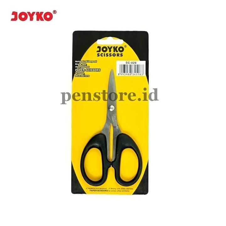 

(pcs) Gunting Joyko SC-828 Kecil 12cm Hitam Stainless Steel
