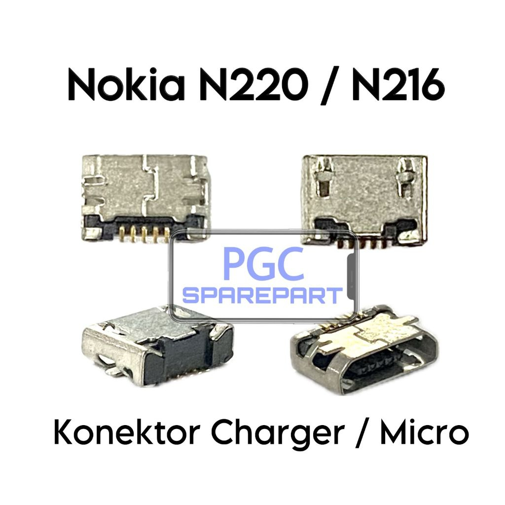 Konektor Charger Only Type Micro Nokia N220 / N216 - Connector Cas Charge Casan
