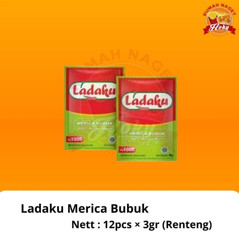 

Ladaku Merica Bubuk / Renteng ( 12pcs × 3g )