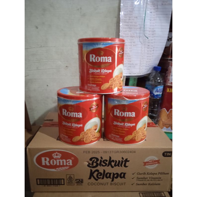 Roma kelapa kaleng 345gr kartonan isi 6kaleng