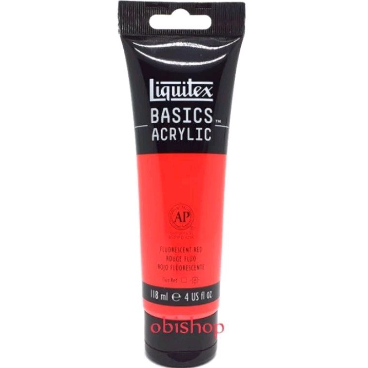 

Cat Akrilik Liquitex Basics Acrylic Colour 118 ml Fluorescent Red