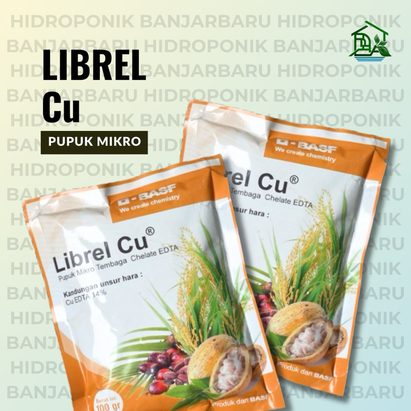 PUPUK MIKRO LIBREL CU 14% EDTA CHELATE 100 GRAM