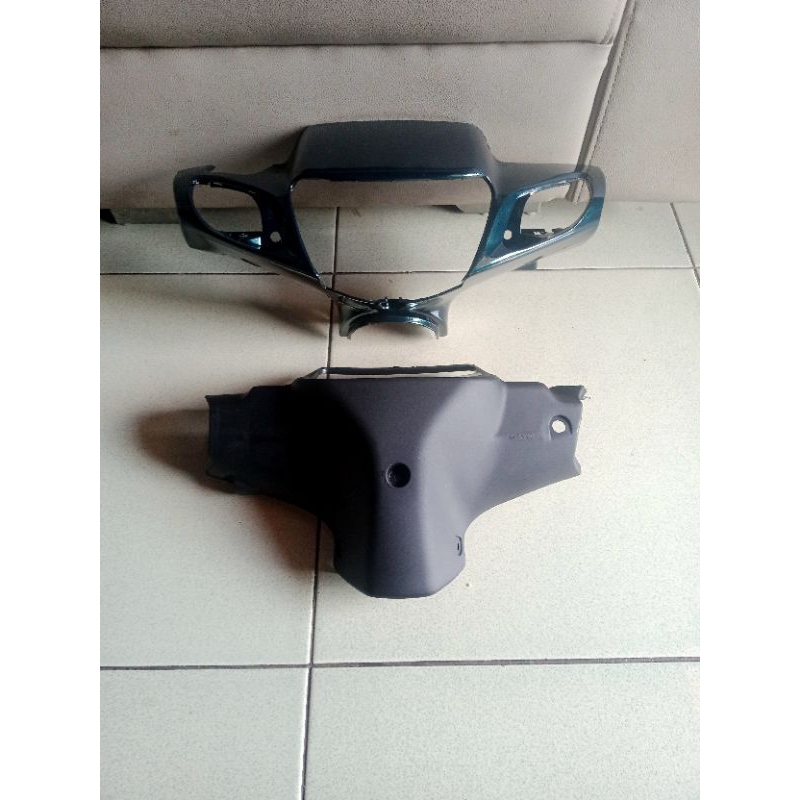 Batok depan + Batok belakang Yamaha FIZ R dan Vega R lama Warna hijau caltex