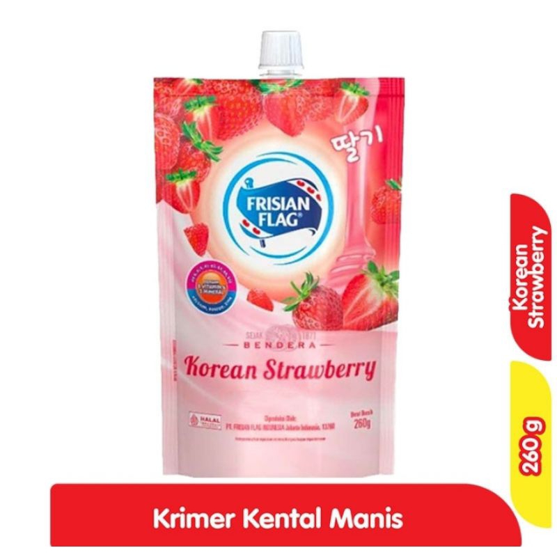 

FRISIAN FLAG Kental Manis Korean Strawberry 260 g