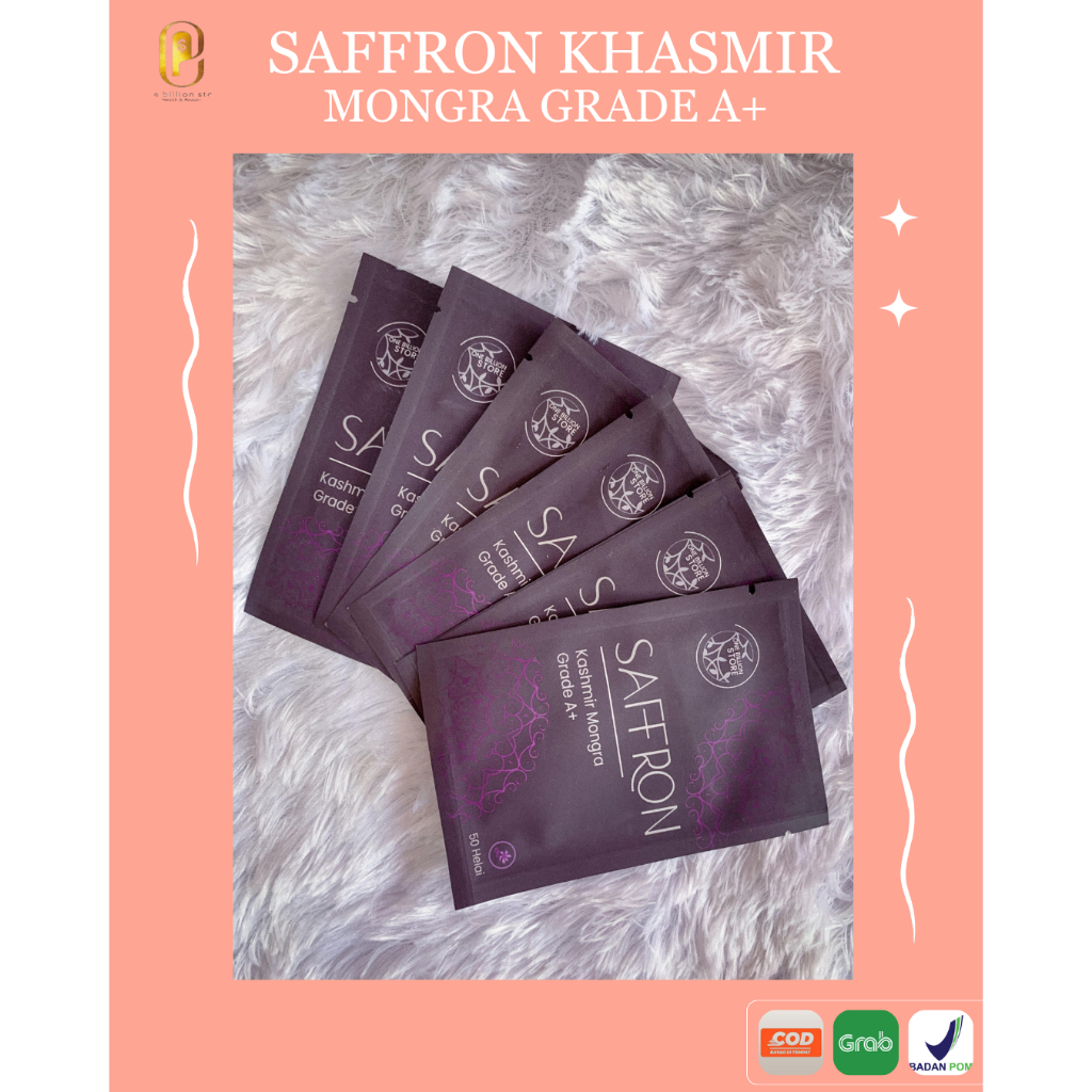 

Saffron Khasmir Mongra Import 50 Helai Pcs Original Safron Premium Grade A+