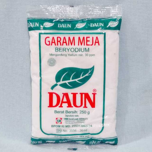

Daun Garam Meja Beryodium (250 gr)