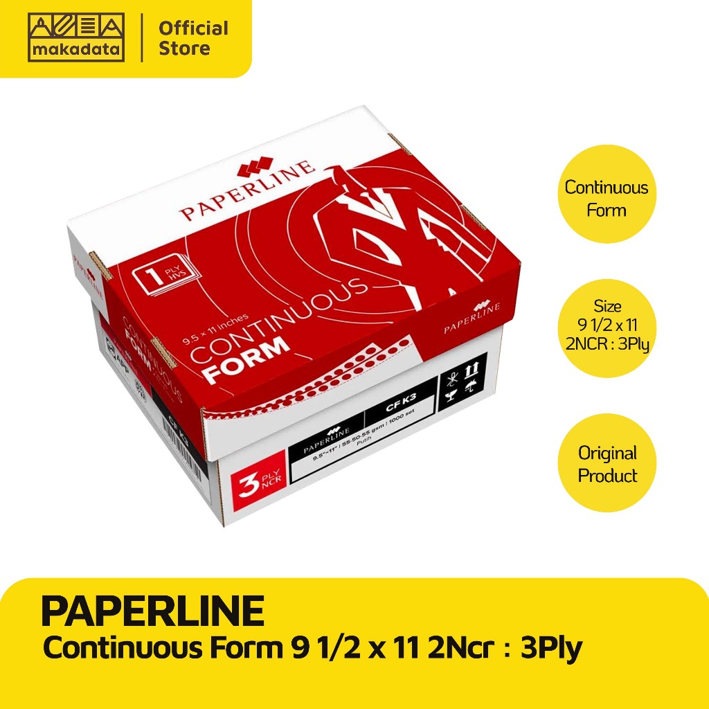 

PAPERLINE CF 9 1/2 x 11 2Ncr 3Ply