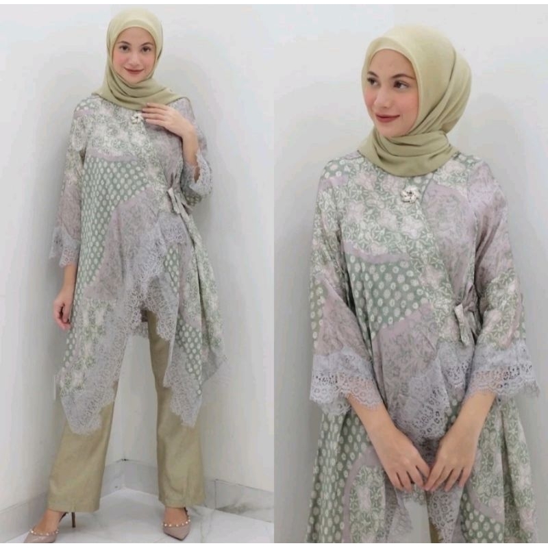 Kimono Lace Batik Top by SarahTheLabel (BARU)