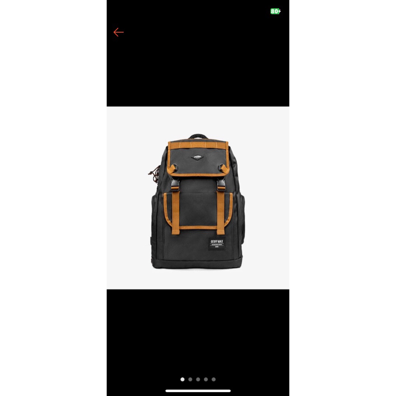 Geoff Max - Patric Black Mocca | Backpack | Tas Ransel | Tas Punggung | Tas Pria Wanita