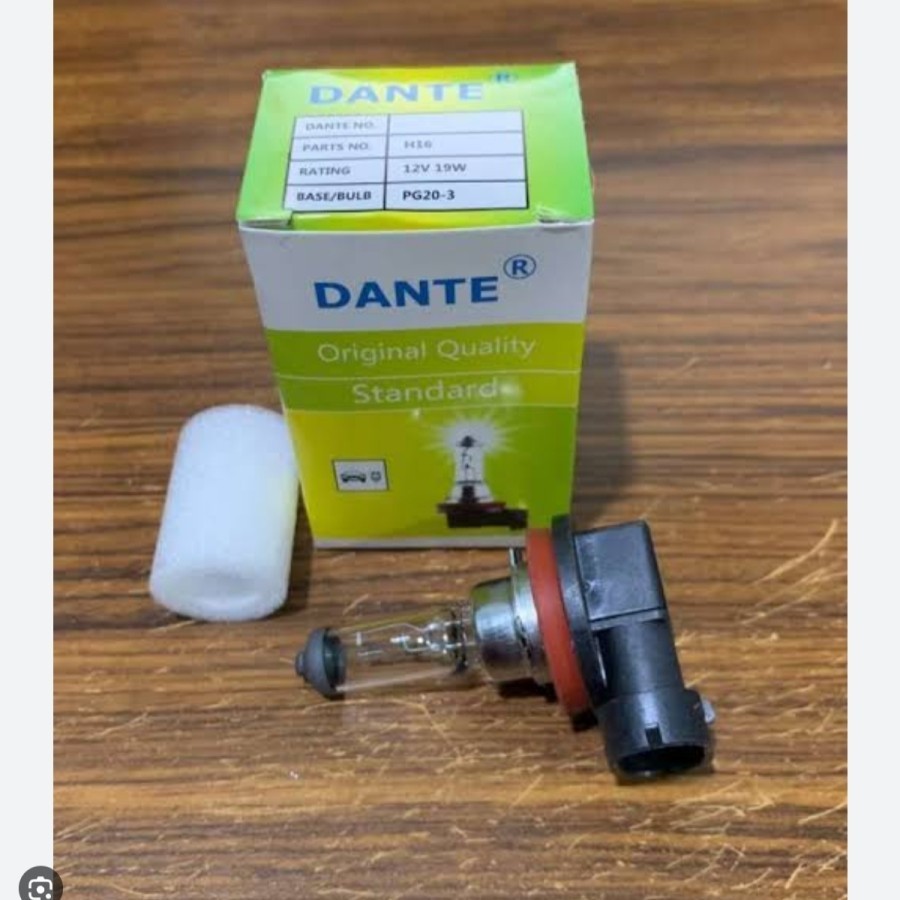 Bohlam lampu H16 12V 19W Dante Original