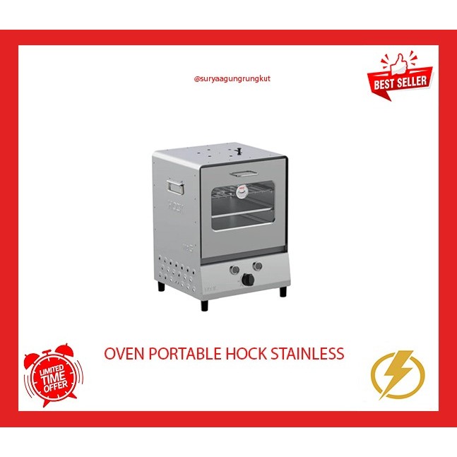 OVEN GAS PORTABLE HOCK STAINLESS