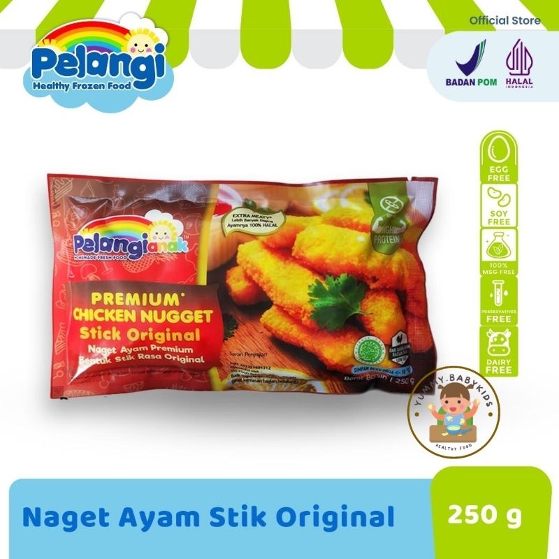 

Chicken Nugget Stick Original PELANGI ANAK TANPA MSG TANPA PENGAWET