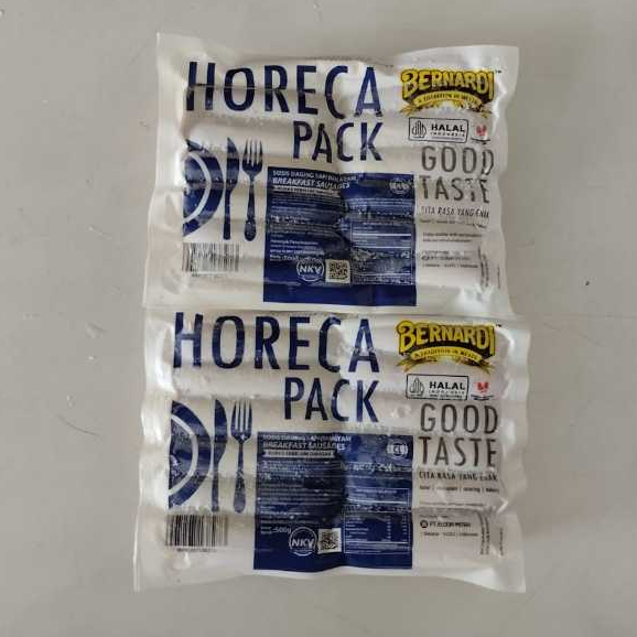 

Bernardi Horeca Pack Sosis Daging Sapi dan Ayam 500gr Beef Breakfast Sausage